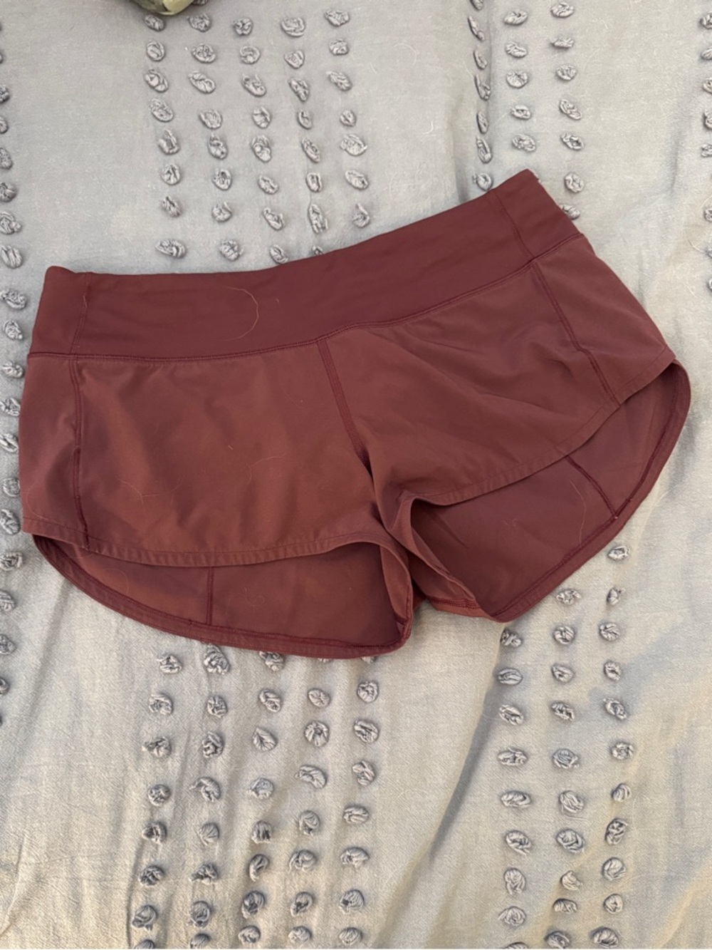 Lululemon Maroon Athletic Shorts